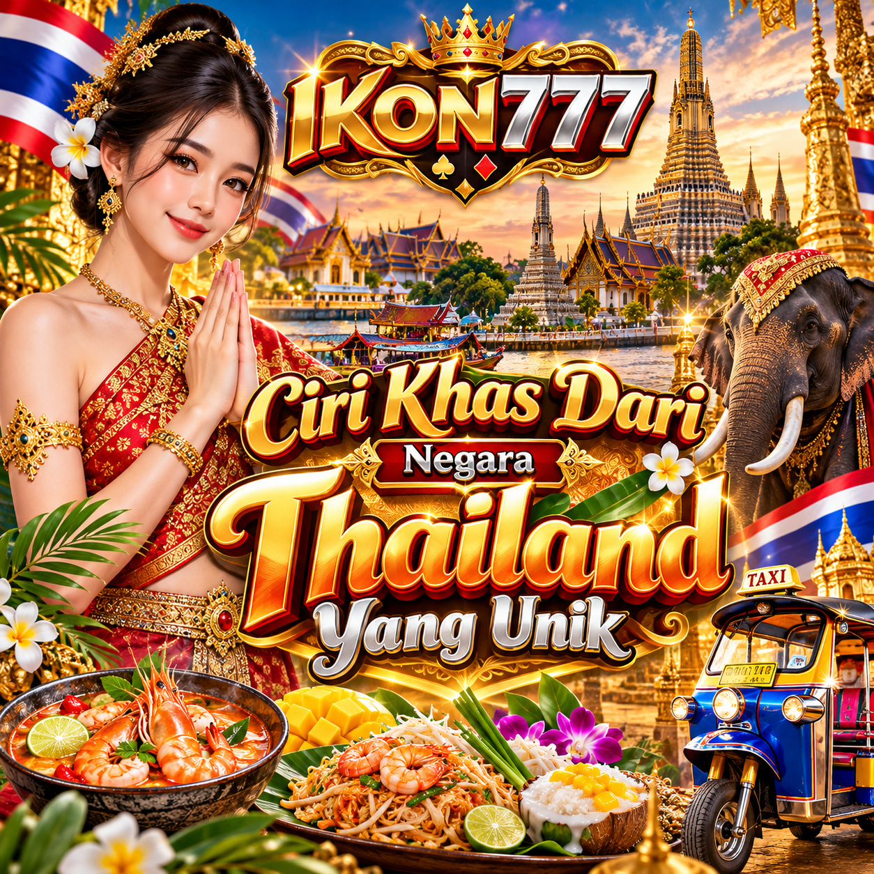 IKON777 ! Ciri Khas Dari Negara Thailand Yang Unik